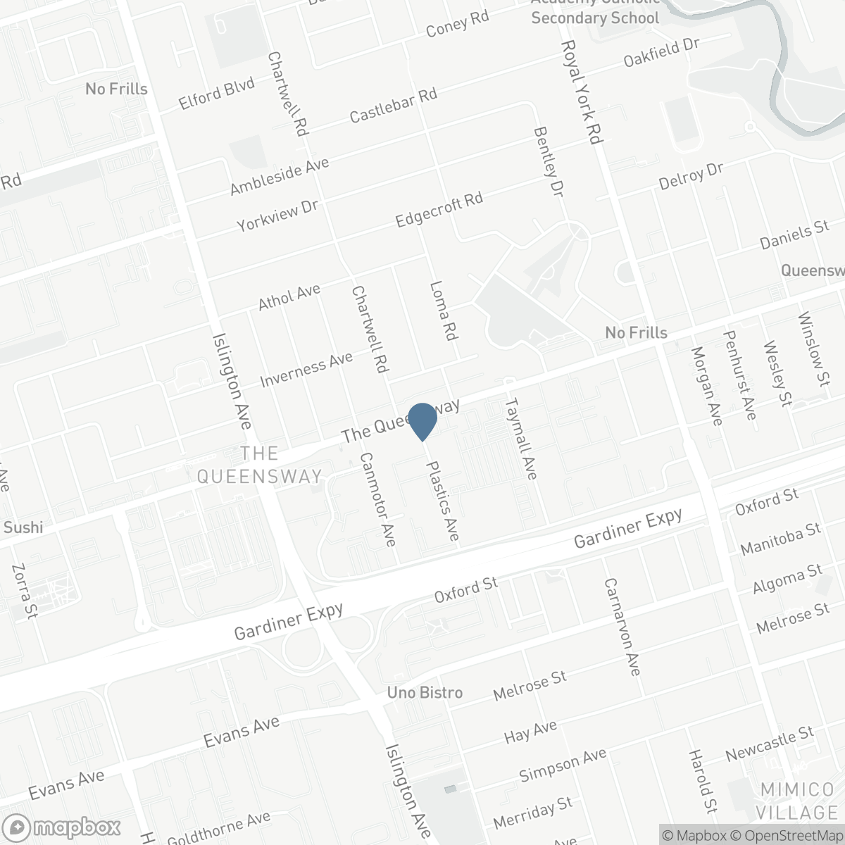 703 - 859 THE QUEENSWAY, Toronto, Ontario M8Z 1N8